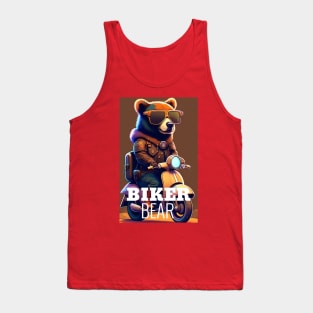 Biker Bear Tank Top